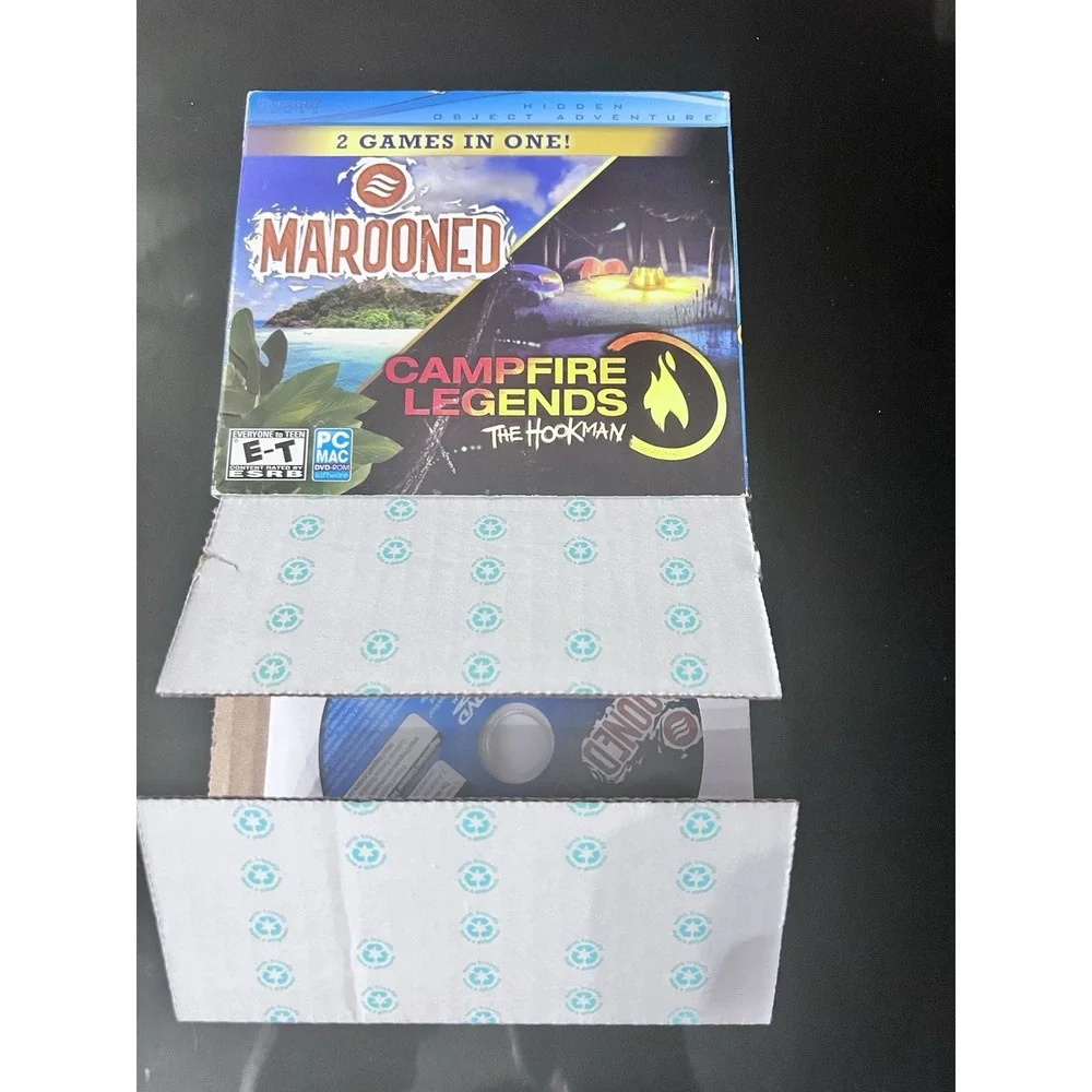 Marooned / Campfire Legends The Hookman - 2 Games Total - Pic Mac DVD Rom